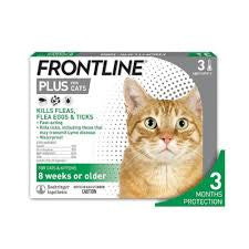 Frontline Plus- 貓貓3支裝殺蝨貓用滴劑