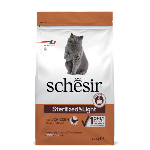 Schesir貓糧- 雞肉絕育及體重控制(1.5kg) | Schesir貓糧| Meowcamp 貓– MeowCamp