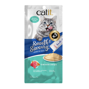 Catit Smooth & Savoury肉泥小食 [吞拿魚+雞肉]60g