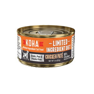 KOHA -單一低敏蛋白雞肉主食肉醬貓罐85g [試食價 / Flash Deals]