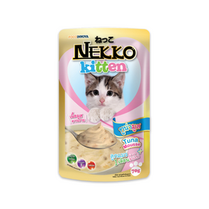 Nekko雞肉慕斯幼貓濕糧包 70g [Limited Offer]