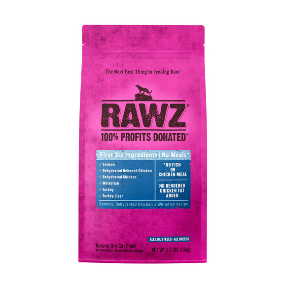 Rawz-三文魚、脫水雞肉及白魚貓糧 7.8LB