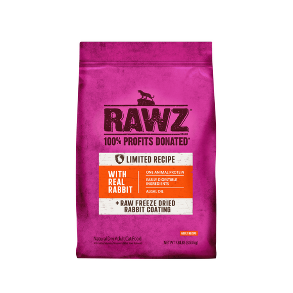 Rawz 無穀物全貓糧 - [單一動物單白兔肉] 3.5LB