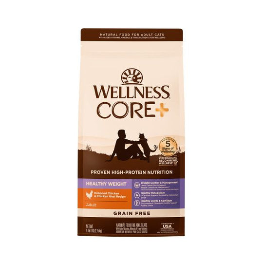 Wellness CORE-無穀物減肥[原味雞肉]配方貓糧 4.75LB