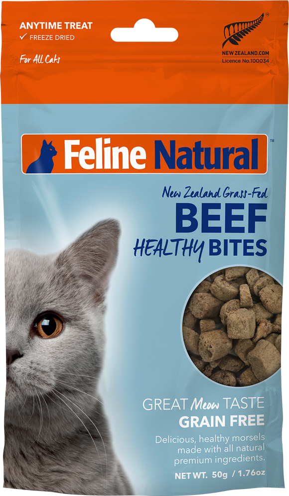 K9 Feline Natural - F9 貓貓健康零食 (脫水牛肉粒) 50g