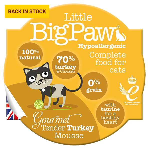 英國Little BigPaw®- 火雞Mousse貓餐盒85g